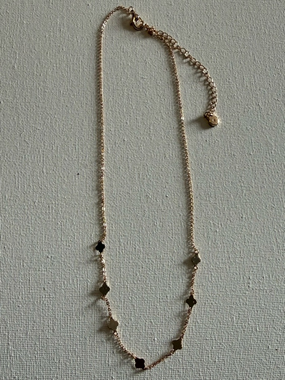 NEW Nordstrom Gold Clover Station Necklace